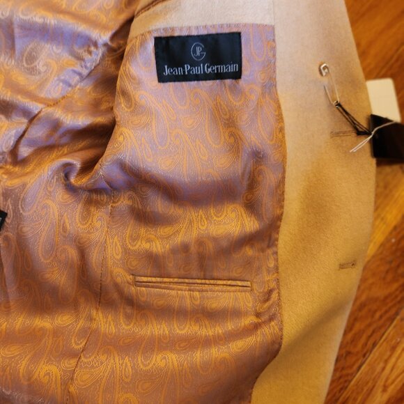 Jean Paul Germain Camel Hair Men's Sports Jacket 42R New $398 Value - Picture 5 of 12